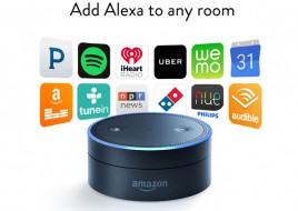 Amazon анонсировала умные колонки Tap и Dot