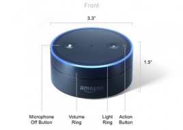 Amazon анонсировала умные колонки Tap и Dot
