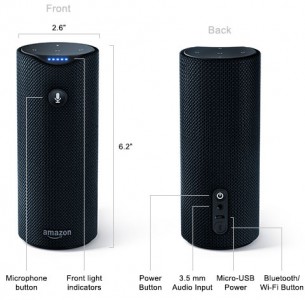 Amazon анонсировала умные колонки Tap и Dot