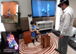 Microsoft продемонстрировала возможности своего нового проекта по созданию виртуальных изображений собеседников - Holoportation