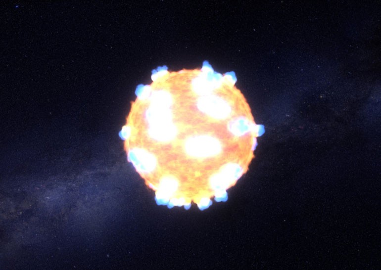 NASA показало момент уничтожения звезды взрывом сверхновой