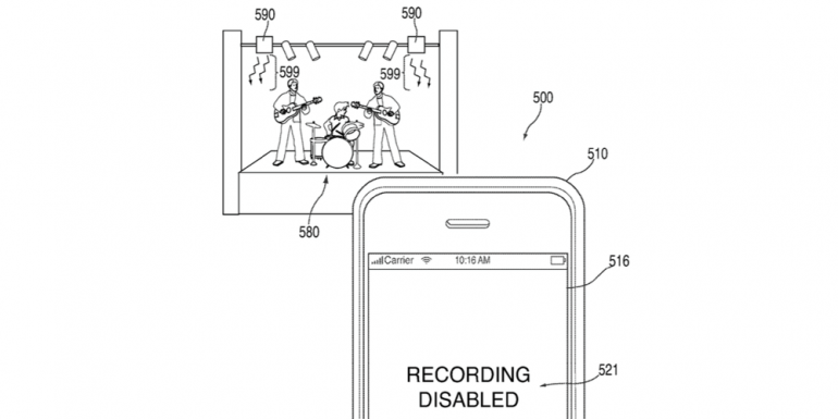 С новым патентом Apple может блокировать камеру iPhone на концертах и в других местах