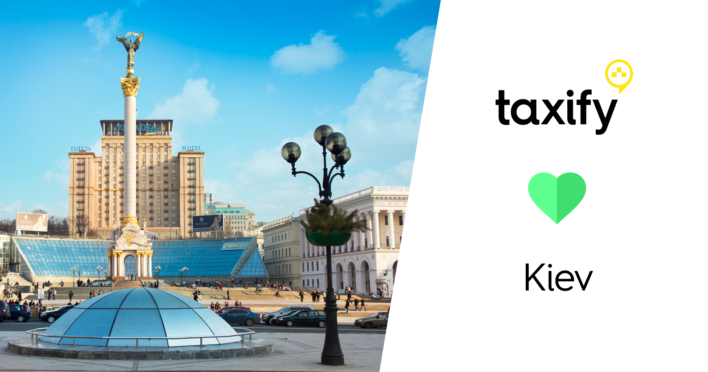 В Киеве начал работать европейский сервис заказа такси Taxify первая поездка бесплатна