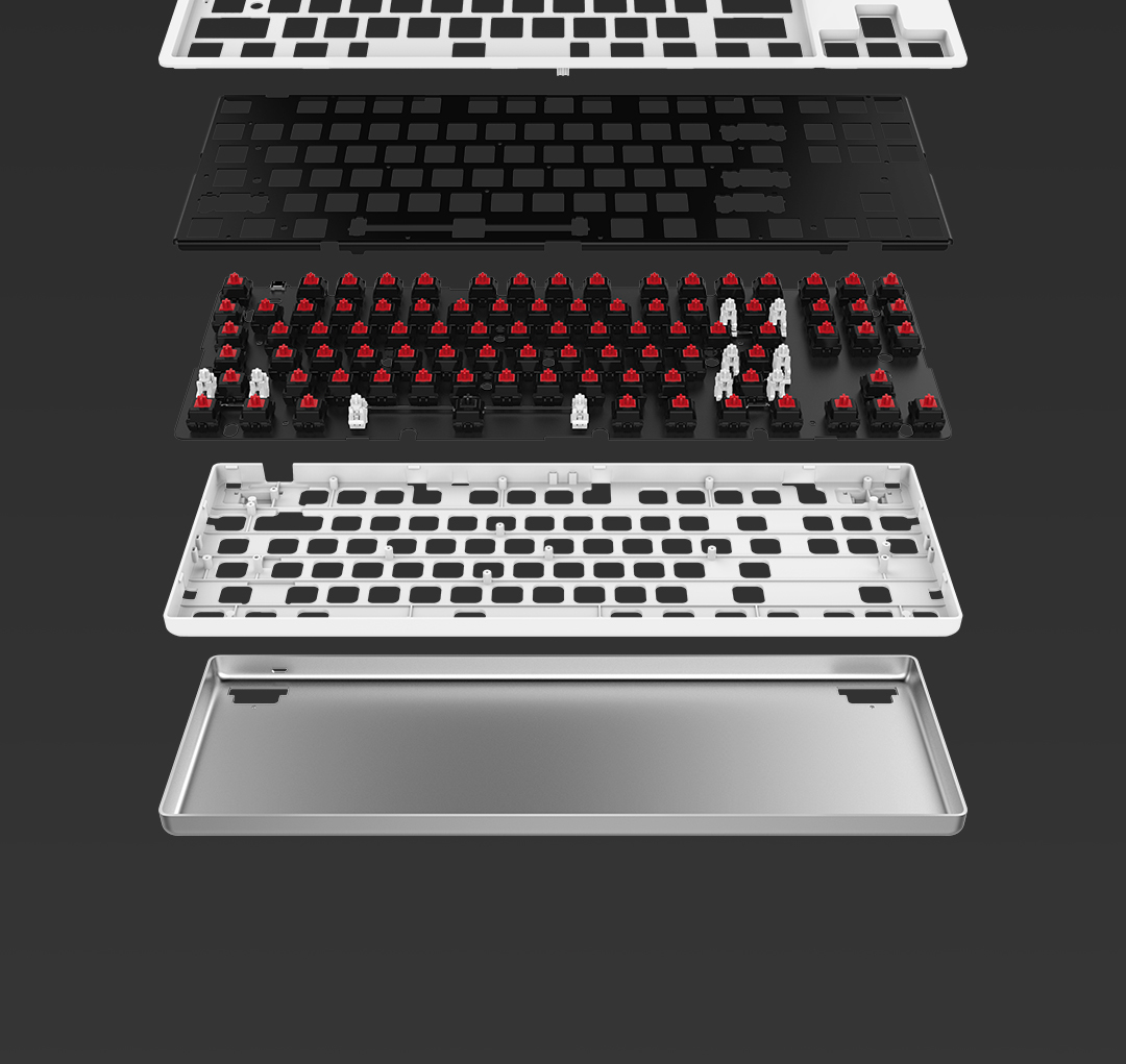 Механическая клавиатура Xiaomi с 87 клавишами алюминиевым корпусом и настраиваемой подсветкой оценена в $45