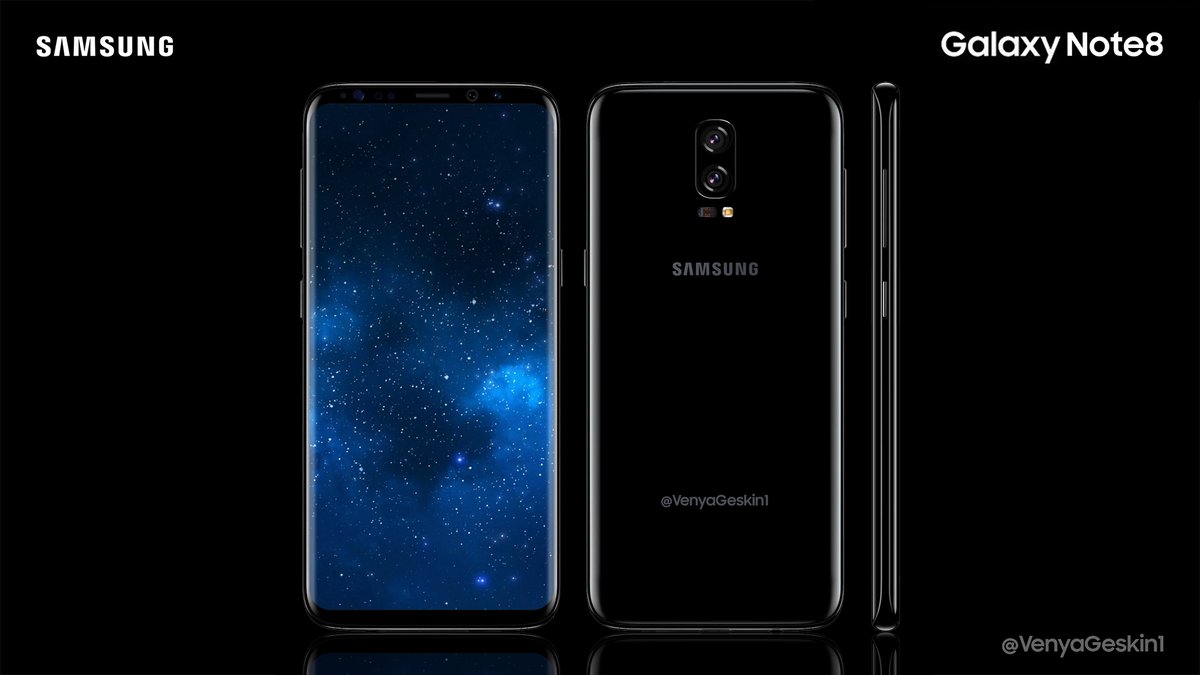 Смартфон Samsung Galaxy Note8 не получит встроенный в дисплей сканер отпечатков, но может стать первым устройством с SoC Snapdragon 836