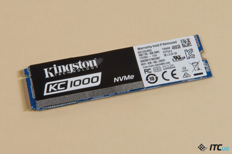   Kingston KC1000 NVMe M.2 480 