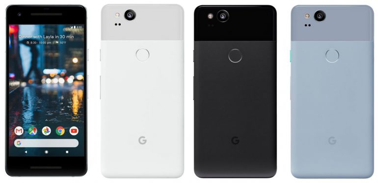      Google Pixel 2  Pixel 2 XL    