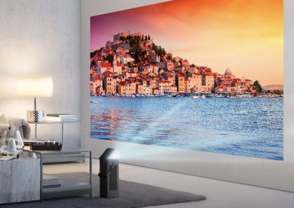 Проектор LG HU80KA поддерживает разрешение 4K, HDR-контент и может выводить изображение диагональю 150 дюймов Проектор LG HU80KA поддерживает разрешение 4K, HDR-контент и может выводить изображение диагональю 150 дюймов