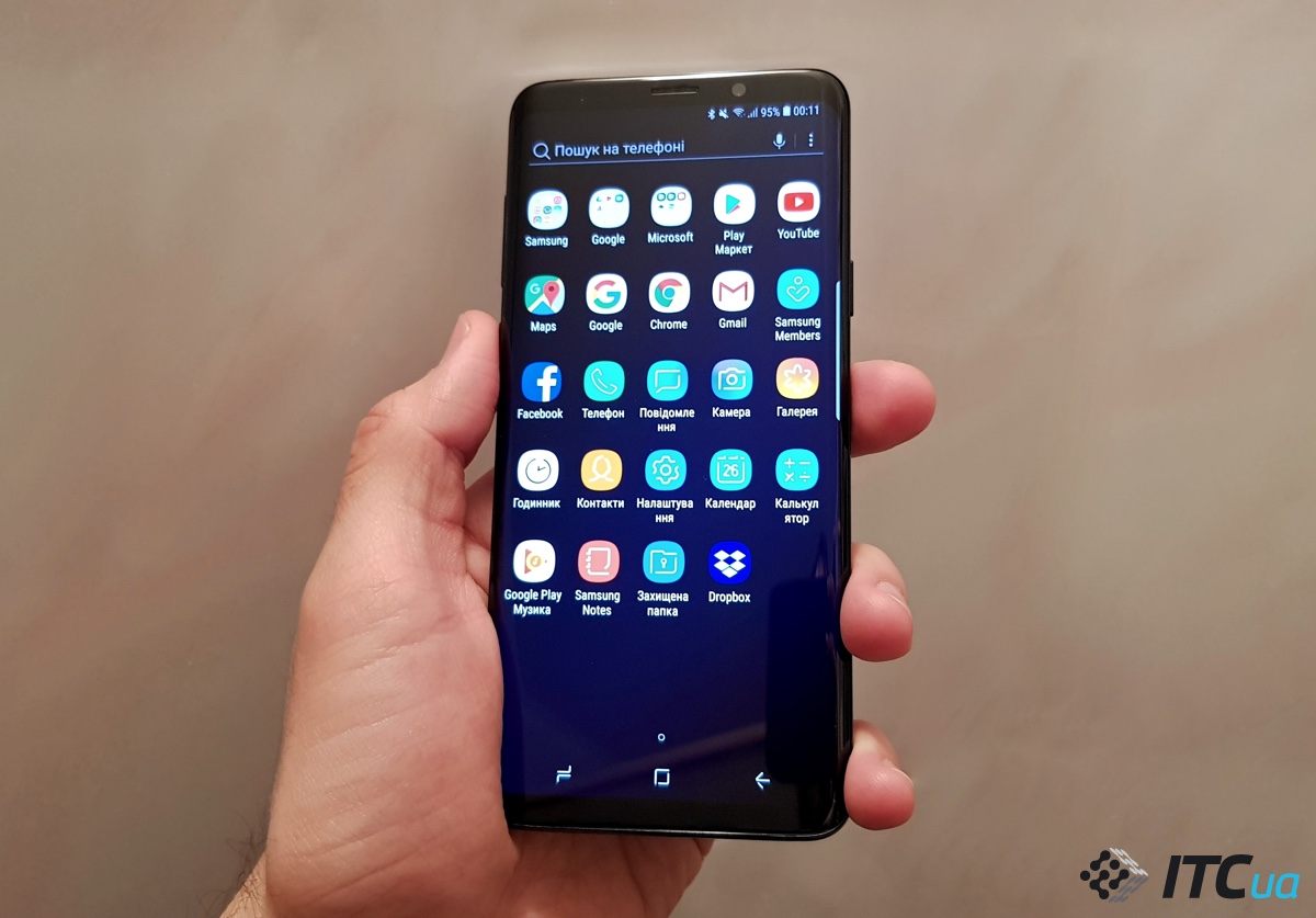 Первый взгляд на Samsung Galaxy S9+ Первый взгляд на Samsung Galaxy S9+