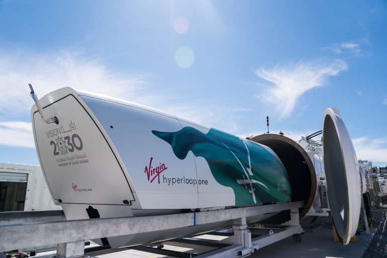 Virgin Hyperloop One         Vision 2030 Hyperloop Pod