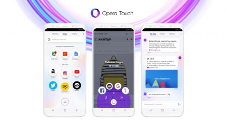 Opera представила новый мобильный браузер Opera Touch с «одноруким» интерфейсом и функцией защищенной синхронизации Flow Opera представила новый мобильный браузер Opera Touch с «одноруким» интерфейсом и функцией защищенной синхронизации Flow