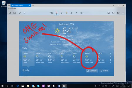 В Windows 10 добавят улучшенный инструмент для работы со скриншотами В Windows 10 добавят улучшенный инструмент для работы со скриншотами
