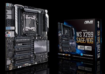ASUS анонсировала материнскую плату WS X299 SAGE 10G с двумя 10-гигабитными сетевыми портами ASUS анонсировала материнскую плату WS X299 SAGE 10G с двумя 10-гигабитными сетевыми портами