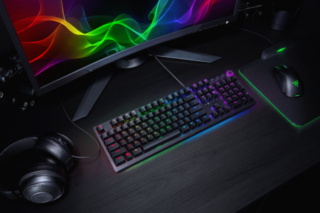 Razer выпустила две клавиатуры Huntsman на базе оптико-механических переключателей Razer выпустила две клавиатуры Huntsman на базе оптико-механических переключателей
