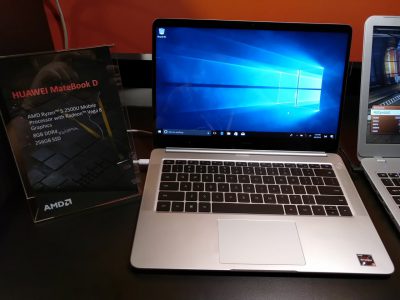 Huawei создала 14-дюймовый ноутбук MateBook D с APU AMD Ryzen 5-2500U Huawei создала 14-дюймовый ноутбук MateBook D с APU AMD Ryzen 5-2500U