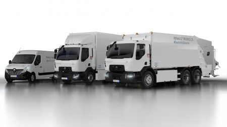Компания Renault Trucks представила второе поколение электрогрузовиков в составе трех моделей Master Z.E., Trucks D Z.E. и Trucks D Wide Z.E. Компания Renault Trucks представила второе поколение электрогрузовиков в составе трех моделей Master Z.E., Trucks D Z.E. и Trucks D Wide Z.E.