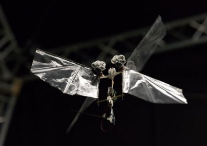 Исследователи создали крохотного робота DelFly, способного летать подобно насекомым Исследователи создали крохотного робота DelFly, способного летать подобно насекомым