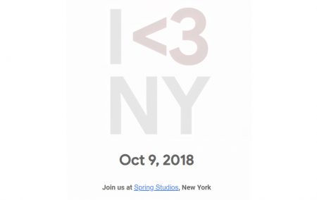 Презентация новых смартфонов Pixel 3 и других новинок Google пройдет в Нью-Йорке 9 октября Презентация новых смартфонов Pixel 3 и других новинок Google пройдет в Нью-Йорке 9 октября