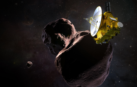 В новогоднюю ночь зонд New Horizons подойдёт на минимальную дистанцию к астероиду Ультима Туле и приступит к его детальному изучению В новогоднюю ночь зонд New Horizons подойдёт на минимальную дистанцию к астероиду Ультима Туле и приступит к его детальному изучению