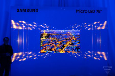 Samsung показала 75-дюймовый 4K телевизор на базе технологии MicroLED Samsung показала 75-дюймовый 4K телевизор на базе технологии MicroLED