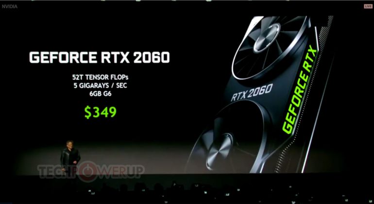   NVIDIA GeForce RTX 2060:  $350     GeForce GTX 1070 Ti
