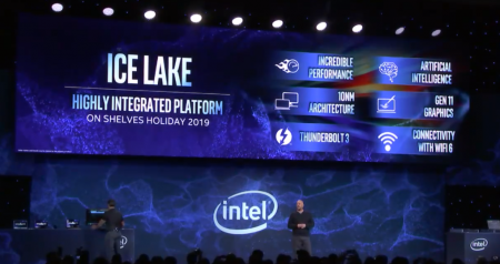 Intel номинально анонсировала 10-нм процессоры Ice Lake-U, первые ноутбуки на них выйдут до конца этого года Intel номинально анонсировала 10-нм процессоры Ice Lake-U, первые ноутбуки на них выйдут до конца этого года