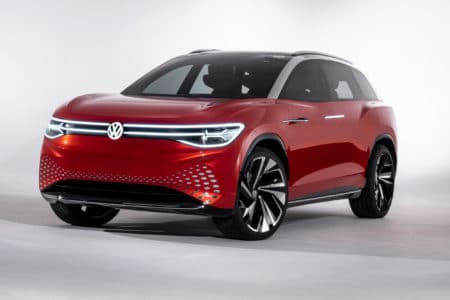 Volkswagen представил полноразмерный электрокроссовер ID. ROOMZZ: пара двигателей на 225 кВт, батарея 82 кВтч, запас хода 450 км (WLTP) и серийная версия в 2021 году Volkswagen представил полноразмерный электрокроссовер ID. ROOMZZ: пара двигателей на 225 кВт, батарея 82 кВтч, запас хода 450 км (WLTP) и серийная версия в 2021 году