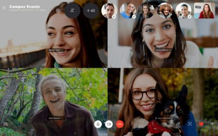 Skype вдвое увеличил предельное количество участников групповых видеозвонков — до 50 человек Skype вдвое увеличил предельное количество участников групповых видеозвонков — до 50 человек