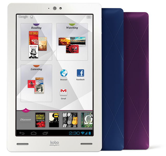 Kobo изменила характеристики своего нового планшета из-за Kindle Fire HD