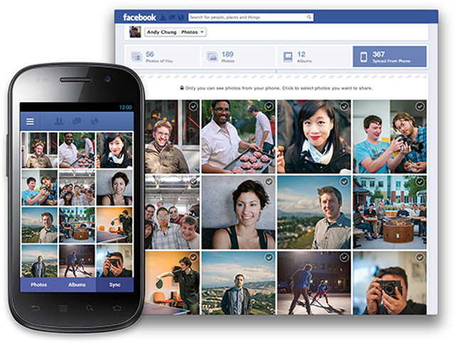 Facebook тестирует автоматическую синхронизацию фотографий с Android-клиентом