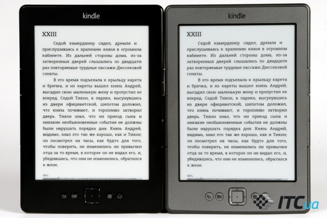 Обзор ридера Amazon Kindle 5