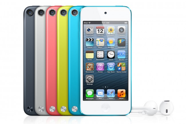 Apple iPod touch 5G: 4-дюймовый IPS-экран, процессор A5, 5 Мп камера и 6 вариантов расцветки