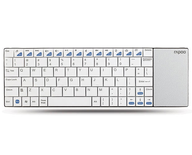 RAPOO выпустила ультратонкую беспроводную клавиатуру с тачпадом