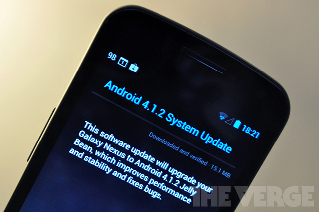 Обновление Android 4.1.2 вышло для Google Nexus S, Galaxy Nexus и Motorola Xoom