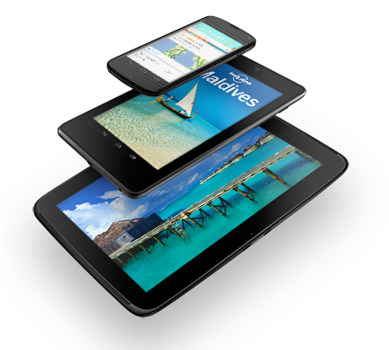 Google официально анонсировала планшет Nexus 10 и обновила Nexus 7