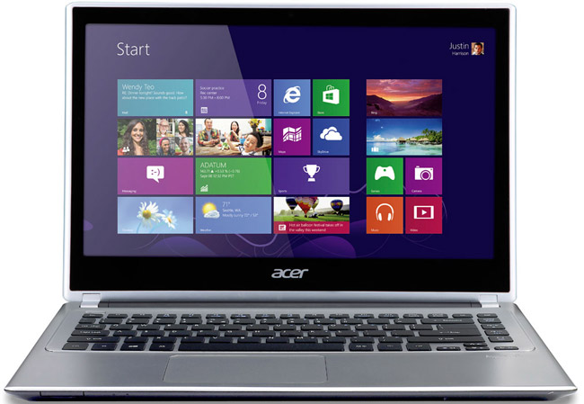 Acer анонсировала ультрабук Aspire M5 и ноутбук Aspire V5 с Windows 8