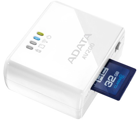 ADATA выпустила компактную беспроводную точку доступа DashDrive Air AV200