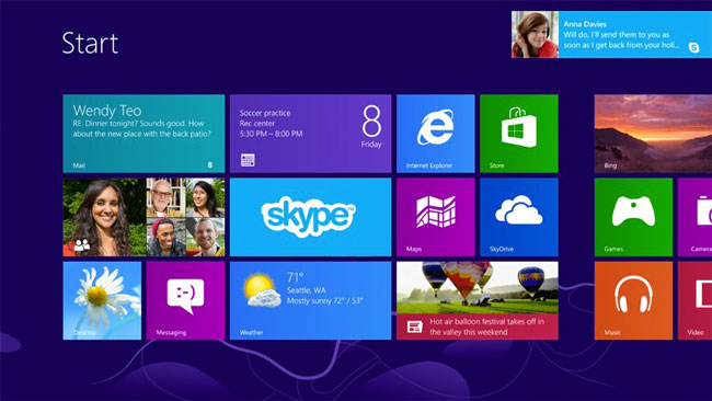 Microsoft анонсировала версию Skype для Windows 8