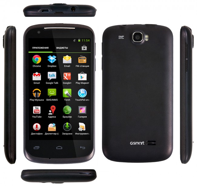 Gigabyte GSmart GS202: недорогой Android-смартфон с двумя SIM-слотами и 4,3-дюймовым IPS-дисплеем
