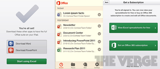 Появились первые сведения о Microsoft Office для iOS и Android