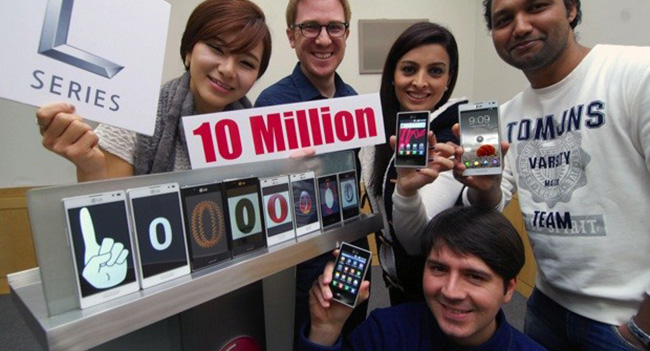 LG продала 10 млн смартфонов L-серии