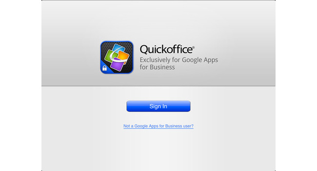 Google бесплатно раздает Quickoffice для iPad, но не всем