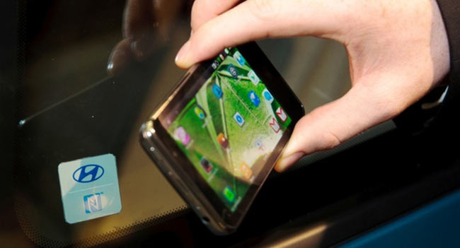 Hyundai Connectivity Concept: NFC-система для взаимодействия с автомобилем через смартфон