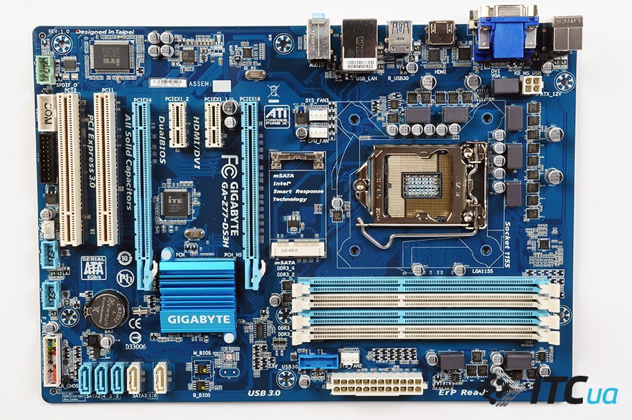 Gigabyte ga z77 ds3h обзор