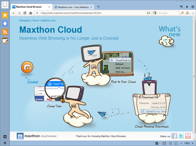 Maxthon Cloud: лучший альтернативный браузер