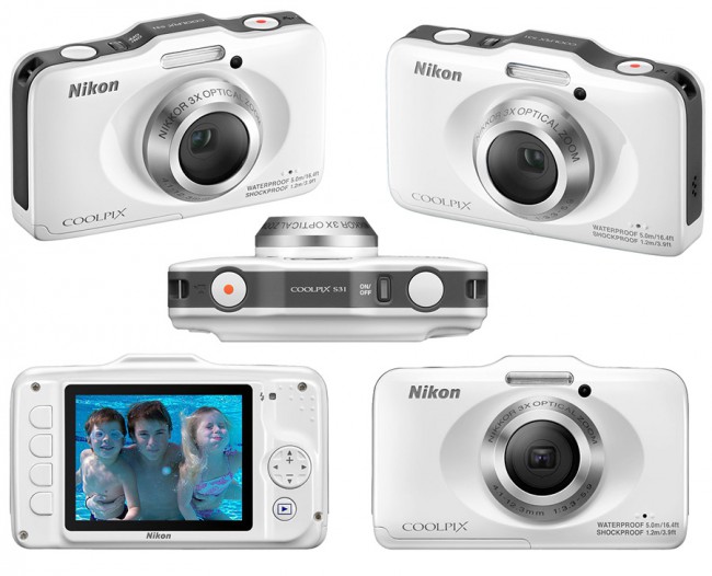 Nikon Coolpix AW110 и S31: компактные камеры защищенные от воды и пыли