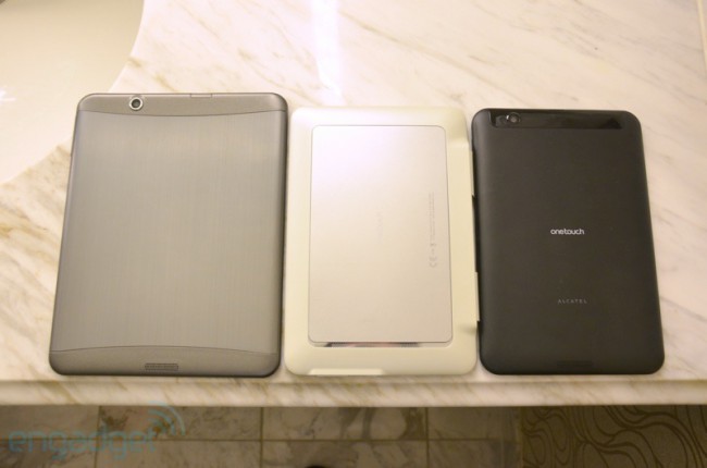 Alcatel показала два «модульных» планшета One Touch Evo и три недорогих One Touch Tab
