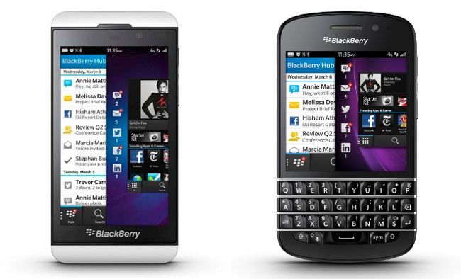 МТС начнет продажи смартфонов BlackBerry Z10 и Q10 в Украине этим летом