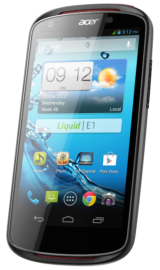 Смартфон Acer Liquid E1 Duo появится в Украине в марте по цене 2750 грн