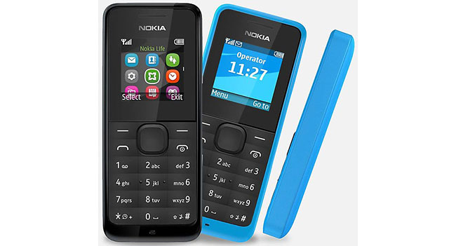 Nokia представила два два доступных телефона Nokia 105 и Nokia 301